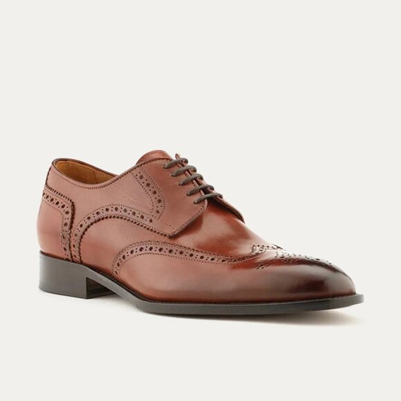 Ace Marks Wingtip Vincent Wingtip Cognac Antique - Size 12 - Picture 17 of 17